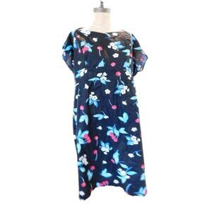 Grace Karin Size 2XL Plus Size STRETCH Floral Dress NWT